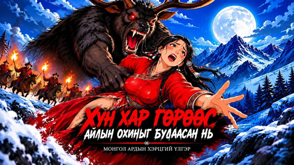 Хүн хар гөрөөс айлын охиныг булаасан нь – Монгол ардын үлгэр